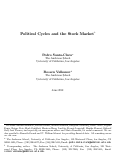 Cover page: Political Cycles and the Stock Market