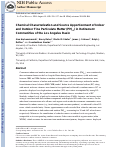 Cover page: Chemical characterization and source apportionment of indoor and outdoor fine particulate matter (PM2.5) in retirement communities of the Los Angeles Basin