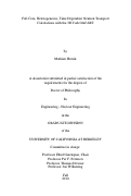 Cover page: Full Core, Heterogeneous, Time Dependent Neutron Transport Calculations with the 3D Code DeCART