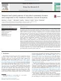 Cover page: Temporal and spatial patterns of microbial community biomass and composition in the Southern California Current Ecosystem