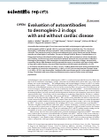 Cover page: Evaluation of autoantibodies to desmoglein-2 in dogs with and without cardiac disease