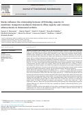 Cover page: Statins influence the relationship between ATP-binding cassette A1 membrane transporter-mediated cholesterol efflux capacity and coronary atherosclerosis in rheumatoid arthritis.