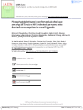 Cover page: Phosphatidylethanol confirmed alcohol use among ART-naïve HIV-infected persons who denied consumption in rural Uganda