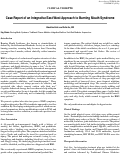 Cover page: Case Report of an Integrative East-West Approach to Burning Mouth Syndrome