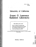 Cover page: OLD AND HEW PROBLEMS IN THE FIELD OF VAPOR-LIQUID EQUILIBRIA