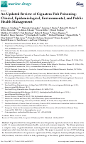 Cover page: An Updated Review of Ciguatera Fish Poisoning: Clinical, Epidemiological, Environmental, and Public Health Management.