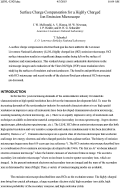 Cover page: Surface charge compensation for a highly charged Ion emission microscope