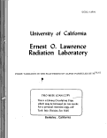 Cover page: PHASE VARIATION IN THE SCATTERING OF ALPHA PARTICLES BY Ni58,62