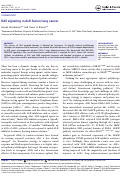 Cover page: RAS signaling in ALK fusion lung cancer