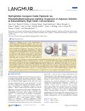 Cover page: Hydrophobic Inorganic Oxide Pigments via Polymethylhydrosiloxane Grafting: Dispersion in Aqueous Solution at Extraordinarily High Solids Concentrations