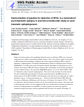 Cover page: Harmonization of pipeline for detection of HFOs in a rat model of post-traumatic epilepsy in preclinical multicenter study on post-traumatic epileptogenesis.