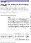 Cover page: The XMM Cluster Survey: the halo occupation number of BOSS galaxies in X-ray clusters