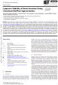 Cover page: Lyapunov stability of smart inverters using linearized distflow approximation