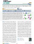 Cover page: Gadolinium Spin Decoherence Mechanisms at High Magnetic Fields