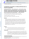 Cover page: Isoniazid hair concentrations in children with tuberculosis: a proof of concept study