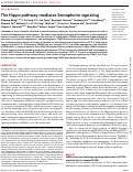 Cover page: The Hippo pathway mediates Semaphorin signaling