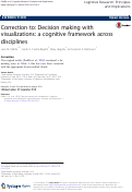 Cover page: Correction to: Decision making with visualizations: a cognitive framework across disciplines