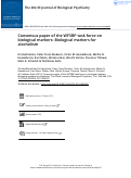 Cover page: Consensus paper of the WFSBP task force on biological markers: Biological markers for alcoholism