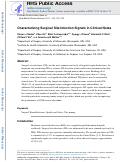 Cover page: Characterizing Surgical Site Infection Signals in Clinical Notes.