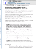 Cover page: The association between ambient exposure to organophosphates and Parkinson's disease risk