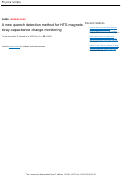 Cover page: A new quench detection method for HTS magnets: stray-capacitance change monitoring