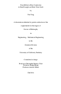 Cover page: Non-Diffusive Heat Conduction in Small Length and Short Time Scale