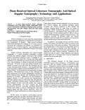 Cover page: Phase-resolved optical coherence tomography and optical Doppler tomography: technology and applications