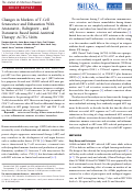 Cover page: Changes in Markers of T-Cell Senescence and Exhaustion With Atazanavir-, Raltegravir-, and Darunavir-Based Initial Antiviral Therapy: ACTG 5260s