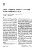 Cover page: Global net primary production: Combining ecology and remote sensing