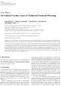 Cover page: An Unusual Cardiac Cause of Unilateral Neonatal Wheezing