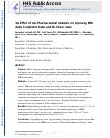 Cover page: Effect of team training on improving MRI study completion rates and no‐show rates