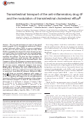 Cover page: Transintestinal transport of the anti-inflammatory drug 4F and the modulation of transintestinal cholesterol efflux[S]