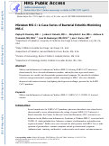 Cover page: Mistaken MIS-C: A Case Series of Bacterial Enteritis Mimicking MIS-C.