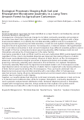 Cover page: Ecological Processes Shaping Bulk Soil and Rhizosphere Microbiome Assembly in a Long-Term Amazon Forest-to-Agriculture Conversion