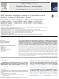 Cover page: APOE associated hemispheric asymmetry of entorhinal cortical thickness in aging and Alzheimer's disease