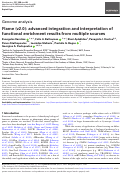 Cover page: Flame (v2.0): advanced integration and interpretation of functional enrichment results from multiple sources.