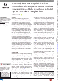 Cover page: Do we really know how many clinical trials are conducted ethically? Why research ethics committee review practices need to be strengthened and initial steps we could take to strengthen them