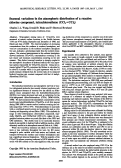 Cover page: Seasonal variations in the atmospheric distribution of a reactive chlorine compound, tetrachloroethene (CCl2=CCl2)