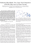 Cover page: Reducing Microfluidic Very Large-Scale Integration (mVLSI) Chip Area by Seam Carving