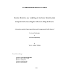 Cover page: Seismic Behavior and Modeling of Anchored Nonstructural Components Considering the Influence of Cyclic Cracks