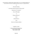 Cover page: Carbon Offsetting: An Efficient Way to Reduce Emissions or to Avoid Reducing Emissions? An Investigation and Analysis of Offsetting Design and Practice in India and China