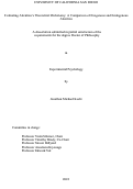 Cover page: Evaluating Attention’s Theoretical Dichotomy: A Comparison of Exogenous and Endogenous Attention