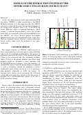 Cover page: Design of the extraction system and beamline of the superconducting ECR 
ion source VENUS