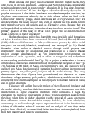 Cover page: <em>Over-Represented</em> and <em>De-Minoritized</em>:  The Racialization of Asian Americans in Higher Education