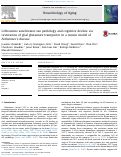 Cover page: Ceftriaxone ameliorates tau pathology and cognitive decline via restoration of glial glutamate transporter in a mouse model of Alzheimer's disease