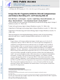 Cover page: Unique Diacidic Fragments Inhibit the OXA-48 Carbapenemase and Enhance the Killing of Escherichia coli Producing OXA-48