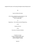 Cover page: Simplified Procedures for Estimating Earthquake-Induced Displacements