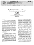 Cover page: The Effect of Ambient Pressure on the Spray Characteristics of a Twin-Fluid Atomizer