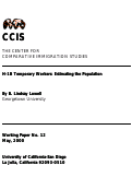 Cover page: H-1B Temporary Workers: Estimating the Population