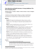 Cover page: Early Adversity and Health Outcomes in Young Adulthood: The Role of Ongoing Stress